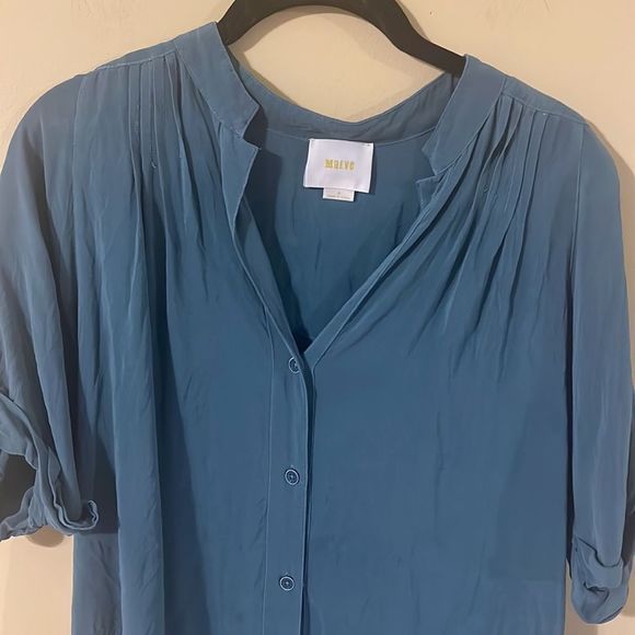 Anthropologie Maeve Silk Blouse - Picture 2 of 5